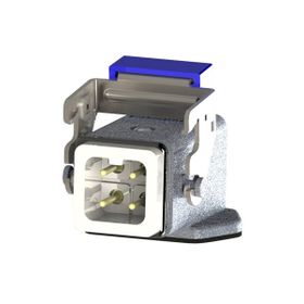 Emas EBM04FE46 10A 4 Kontaklı Metal Eğik Makine Fişi