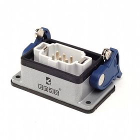 Emas EBM06FM42 6 Kontaklı 16A PG16 Metal Seri Makine Fişi