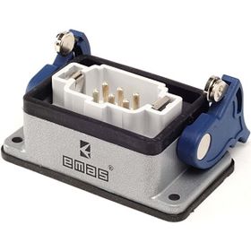 Emas EBM06FM42 6 Kontaklı 16A PG16 Metal Seri Makine Fişi