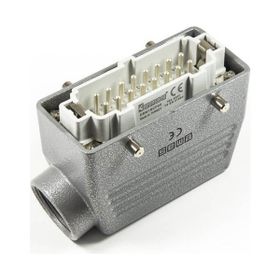 Emas EBM16FU10 16A 16 Kontaklı Metal Yandan Giriş Uzatma Prizi