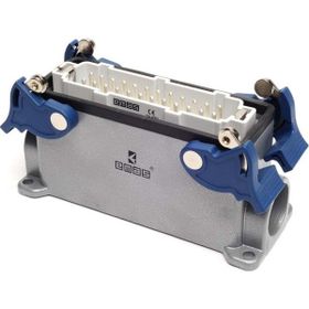 Emas EBM24FD14 16A PG21 Metal Seri 24 Kontaklı Duvar Fişi