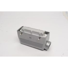 Emas EBM24PU10 Metal 24 Kontak 16A Yandan Girişli Uzatma Tipi Priz