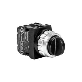 Emas H101S30 2NA Siyah Kalıcı Seçici Buton