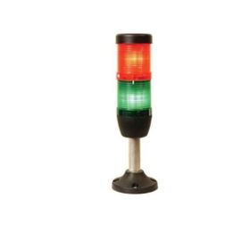 Emas IK52F024XM03 Ayaklı 24V Flaşörlü 110 mm İkili Işıklı Kolon