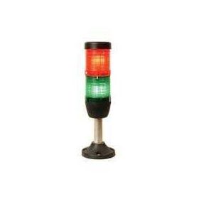 Emas IK52F024XM03 Ayaklı 24V Flaşörlü 110 mm İkili Işıklı Kolon