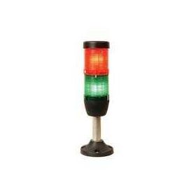 Emas IK52F024XM03 Ayaklı 24V Flaşörlü 110 mm İkili Işıklı Kolon