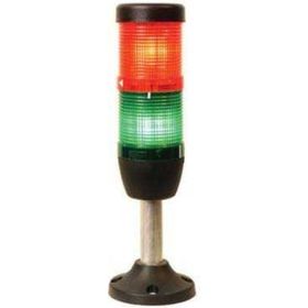 Emas IK52F024XM03 Ayaklı 24V Flaşörlü 110 mm İkili Işıklı Kolon