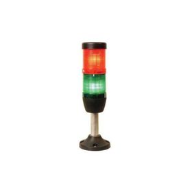 Emas IK52F024XM03 Ayaklı 24V Flaşörlü 110 mm İkili Işıklı Kolon