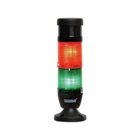 Emas IK52L024ZM02 45 mm Alüminyum Ayaklı 50 mm 24V Led Üçlü Buzzer Işıklı Kolon