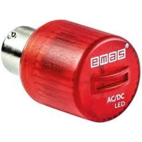 Emas IKML024K 24V AC/DC Kırmızı Led Lamba