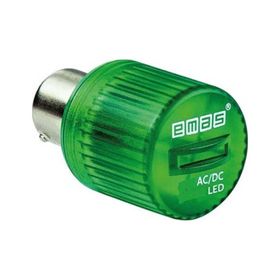 Emas Ikml024y 24v Ac/dc Yeşil Led Lamba