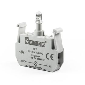 Emas Mavi 12-30 V AC DC B7 Ledli Sinyal Blok