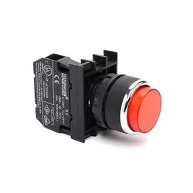 Emas MB100HK 1NA Kırmızı Çıkık Yaylı Monoblok Buton