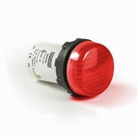 Emas MBSP220K 220V AC Kırmızı Petekli Cam Led'li Monoblok Sinyal Lambası