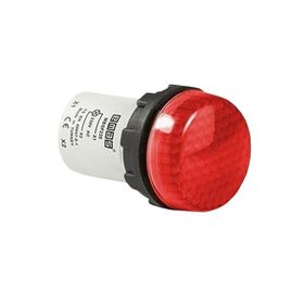 Emas MBSP220K 220V AC Kırmızı Petekli Cam Led'li Monoblok Sinyal Lambası