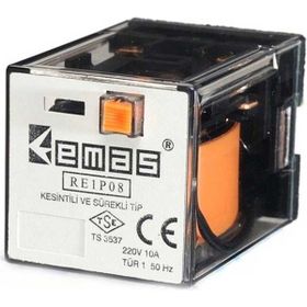 Emas RE1P08AC220 8 Pinli Röle
