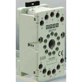 Emas RS1P11G1 11 Pin Gri Röle Soketi