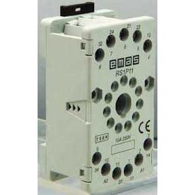 Emas RS1P11G1 11 Pin Gri Röle Soketi