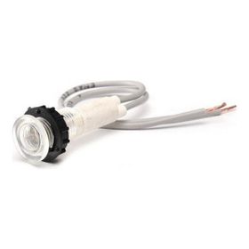 Emas S100LB2 24V AC/DC 10mm 12cm Beyaz Ledli Kablolu Sinyal Lambası