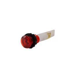Emas S102NK 230V AC 10mm Kırmızı Ampul Sinyal Lambası