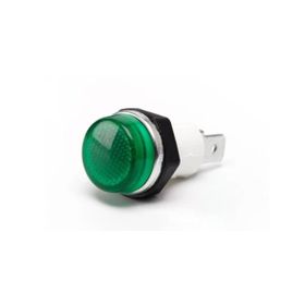 Emas S140NY1 12V DC 14mm Yeşil Ampul Sinyal Lambası