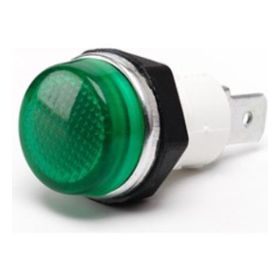 Emas S140NY1 12V DC 14mm Yeşil Ampul Sinyal Lambası