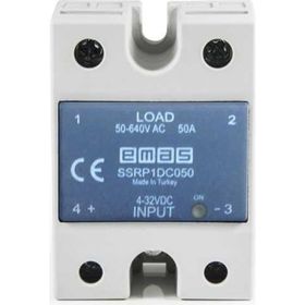 Emas SSRP1DC050 50A 50-640V AC Solid State Röle