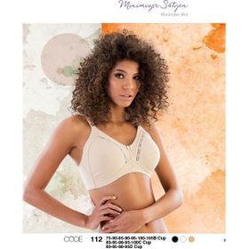 Emay 112 Beyaz D Cup Minimizer Dantelli Toparlayıcı Sütyen