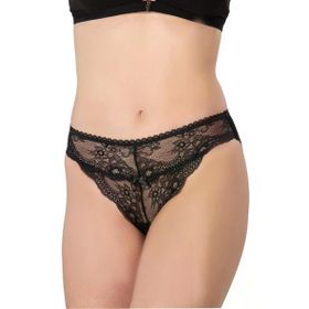 Emay 1444 Siyah Modal Cotton Dantelli Kadın Külot