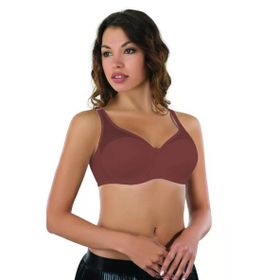 Emay 167D Bordo Tül Push Up Toparlayıcı Sütyen