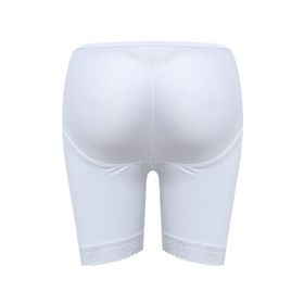 Emay 2002 Paçası Dantelli Pop-Up Beyaz Kadın Boxer Korse