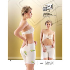 Emay 2002 Paçası Dantelli Pop-Up Ten Kadın Boxer Korse