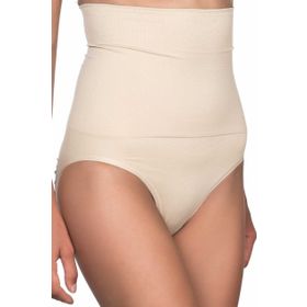 Emay 2009 Dikişsiz Yüksek Bel Double Slip Siyah Kadın Korse