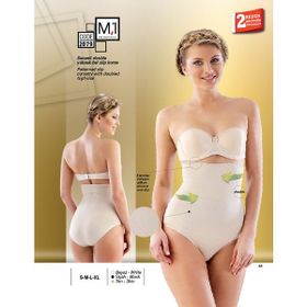 Emay 2079 Silikonlu Ten Kadın Slip Korse