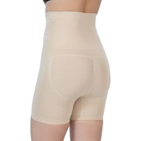 Emay 2091 Önü Dantelli Yüksek Bel Ten Boxer Korse