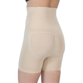 Emay 2091 Önü Dantelli Yüksek Bel Ten Boxer Korse
