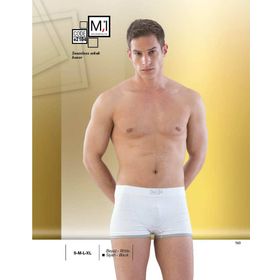 Emay 2104 Beyaz Erkek Boxer