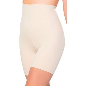 Emay 2707 Lazer Kesim Yüksek Bel Ten Kadın Boxer Korse