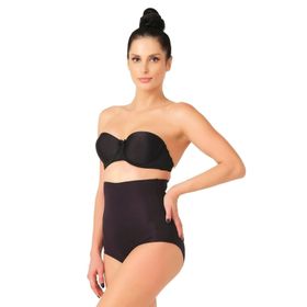 Emay 2708 Lazer Kesim Siyah Kadın Slip Korse