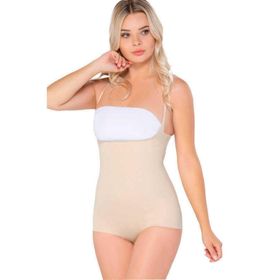 Emay 2723 Lazer Kesim Göğsü Açık Siyah Kadın Body Korse