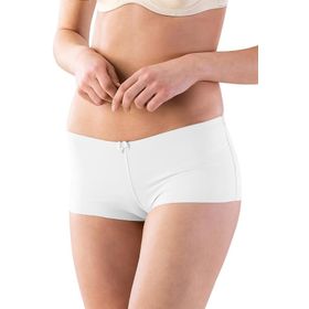 Emay 2812 Beyaz Lazer Kadın Boxer Korse