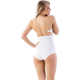 Emay 2813 Yüksek Bel Beyaz Kadın Slip Lazer Korse