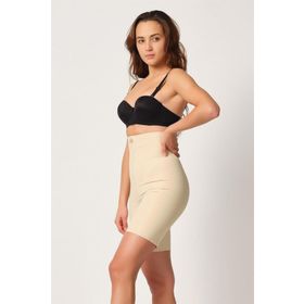 Emay 2814 Double Yüksek Bel Ten Kadın Boxer Lazer Korse