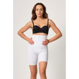 Emay 2814 İz Yapmaz Toparlayıcı Beyaz Kadın Boxer Korse
