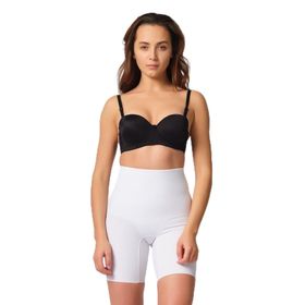 Emay 2816 İz Yapmaz Toparlayıcı Beyaz Kadın Boxer Korse