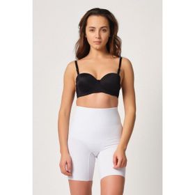 Emay 2816 Yüksek Bel Beyaz Kadın Boxer Lazer Korse