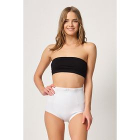 Emay 2819 Double Karın Toparlayıcı Beyaz Kadın Slip Korse