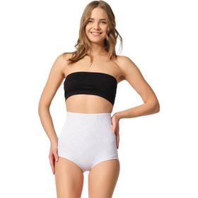 Emay 2842 Yüksek Bel Lazer Kesim Kadın Slip Korse