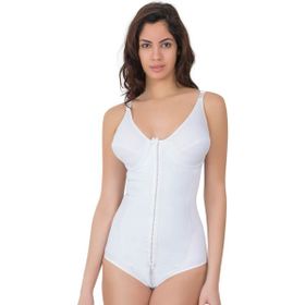 Emay 2871 Balenli Agraflı Toparlayıcı Boy Beyaz Kadın Korse