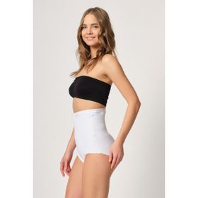 Emay 2931 Karın Balen Destekli Slip Beyaz Kadın Lazer Korse